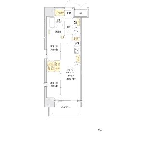 リビオメゾン新大阪の間取り図