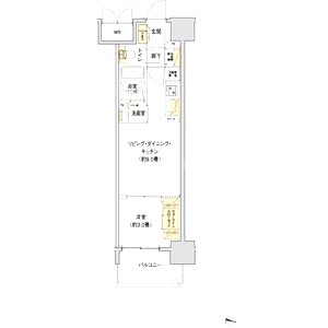 リビオメゾン新大阪の間取り図