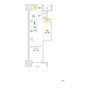 リビオメゾン新大阪の間取り図