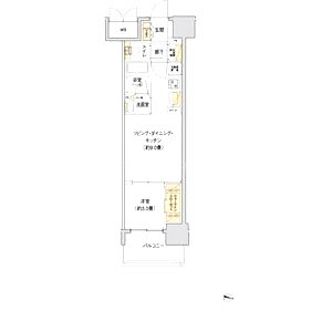 リビオメゾン新大阪の間取り図
