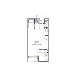 レオネクストたちばなの間取り図
