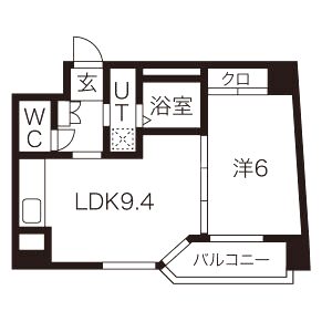 プラネシア神宮道の間取り図
