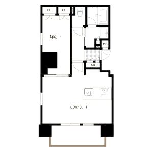 ザ・レジデンス元町海岸通の間取り図