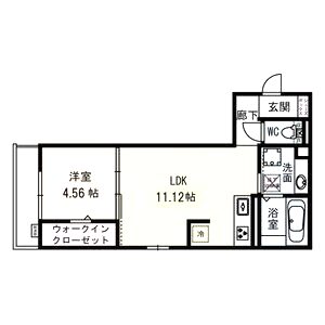 サウスメゾンサフィニアの間取り図