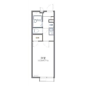 レオパレスクレエ豊中の間取り図