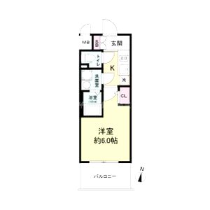 エスリードレジデンス梅田グランゲートの間取り図