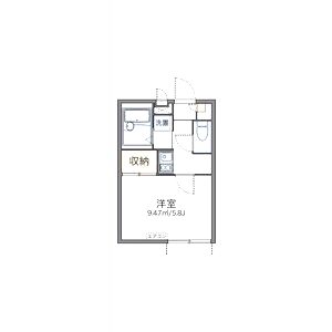 レオパレスSUZUEの間取り図