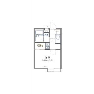 レオパレスSUZUEの間取り図
