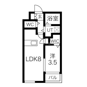 St.Residence七道の間取り図