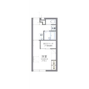 レオパレス司の間取り図