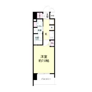 ルネフラッツ森小路駅前IIの間取り図