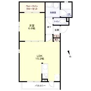ヴァンヴェール楠根の間取り図