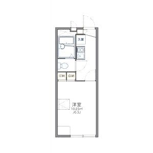 レオパレスブレスブライトの間取り図