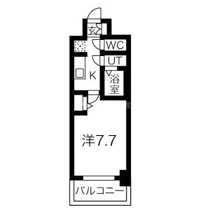 MJC大阪ラフィーネの間取り図
