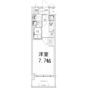 MJC大阪ラフィーネの間取り図