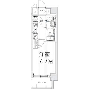 MJC大阪ラフィーネの間取り図