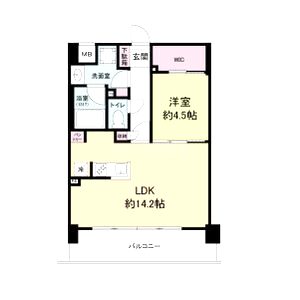 ブランシエスタ山科大塚の間取り図
