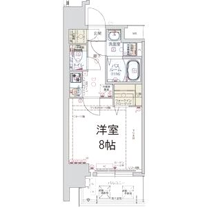 リンクス大阪城EASTレジデンスの間取り図