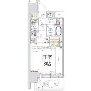 リンクス大阪城EASTレジデンスの間取り図