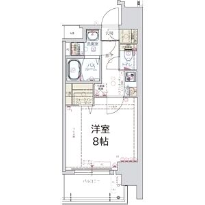 リンクス大阪城EASTレジデンスの間取り図