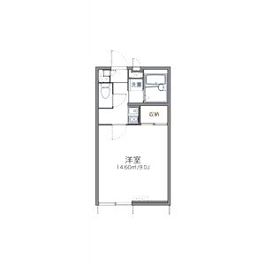 レオパレスナカトミの間取り図