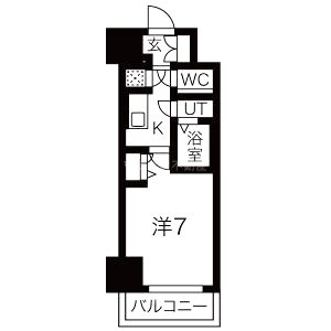 ファーストステージ梅田WESTの間取り図