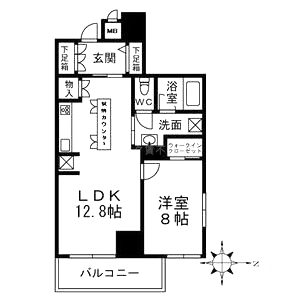 リーディア玉造駅前の間取り図