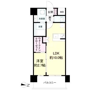 セレニテ東三国ミラクの間取り図