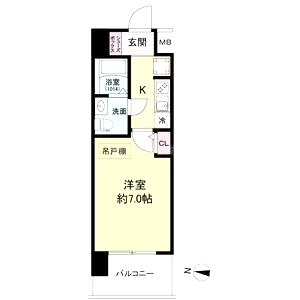 セレニテ東三国ミラクの間取り図