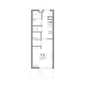 レオパレスMOTOHAMAの間取り図