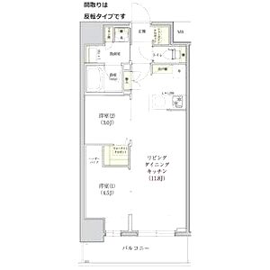 アーバネックス南森町WESTの間取り図
