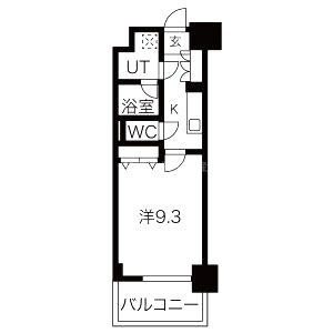 エスリード長堀タワーの間取り図