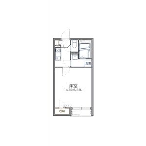 レオネクストアンペルマンの間取り図