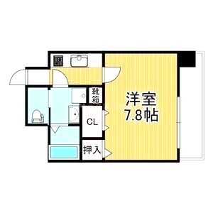 ミラージュパレス難波東レジデンスの間取り図