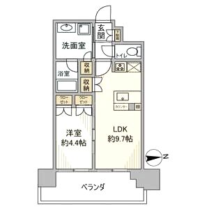 ザ・テラス京都グランターミナルの間取り図