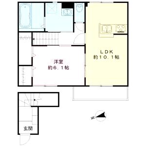 エスベランサ A棟の間取り図