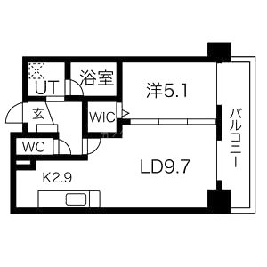 グランディール布施の間取り図
