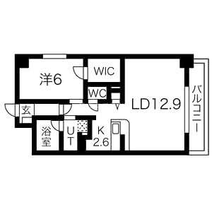 グランディール布施の間取り図