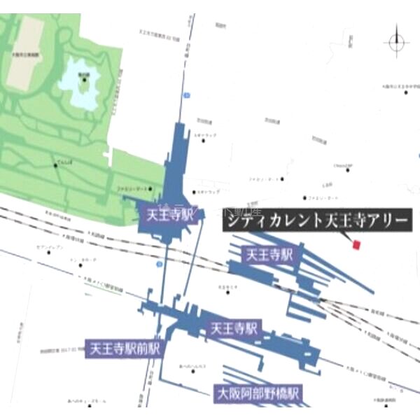 シティカレント天王寺アリーの外観2枚目