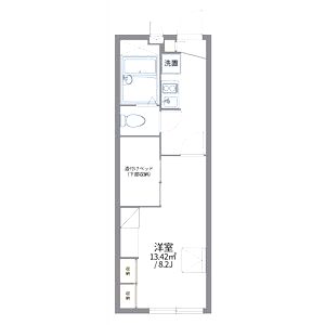 レオパレスKAZUの間取り図