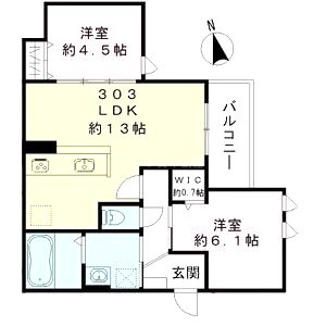 仮)エスポワレジデンスの間取り図