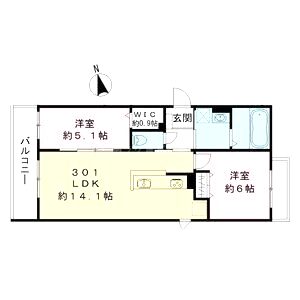 仮)エスポワレジデンスの間取り図
