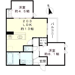 仮)エスポワレジデンスの間取り図