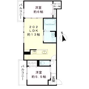 仮)エスポワレジデンスの間取り図