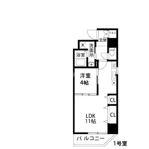 ラ・ジェラータの間取り図
