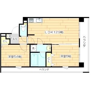 プレステージ11番館の間取り図