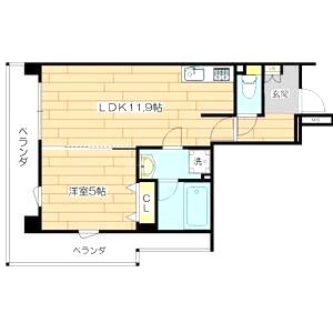 プレステージ11番館の間取り図