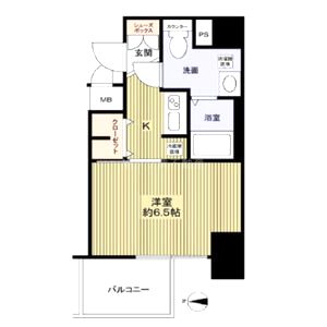 エスライズ御堂筋本町の間取り図