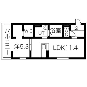 アイル京都山科の間取り図