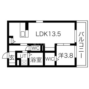 アイル京都山科の間取り図